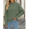 image:imageZESICA Womens Fall Winter Turtleneck Long Batwing Sleeve SweatersOlive