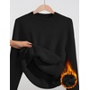 image:imageZESICA Womens Fleece Sherpa Lined Sweater Winter ClothesBlack
