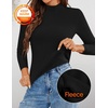 image:imageZESICA Womens Fleece Sherpa Lined Sweater Winter ClothesBlack
