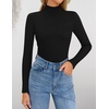 image:imageZESICA Womens Fleece Sherpa Lined Sweater Winter ClothesBlack