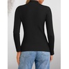 image:imageZESICA Womens Fleece Sherpa Lined Sweater Winter ClothesBlack
