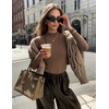 image:imageZESICA Womens Fleece Sherpa Lined Sweater Winter ClothesCoffee