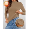 image:imageZESICA Womens Fleece Sherpa Lined Sweater Winter ClothesKhaki