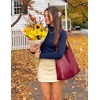 image:imageZESICA Womens Fleece Sherpa Lined Sweater Winter ClothesNavy