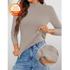 image:imageZESICA Womens Fleece Sherpa Lined Sweater Winter ClothesOats