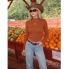 image:imageZESICA Womens Fleece Sherpa Lined Sweater Winter ClothesRust