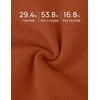 image:imageZESICA Womens Fleece Sherpa Lined Sweater Winter ClothesRust