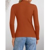image:imageZESICA Womens Fleece Sherpa Lined Sweater Winter ClothesRust
