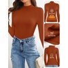 image:imageZESICA Womens Fleece Sherpa Lined Sweater Winter ClothesRust