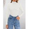 image:imageZESICA Womens Fleece Sherpa Lined Sweater Winter ClothesWhite