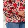 image:imageZESICA Womens Floral Print Long Sleeve Button Down Boho TopVintage Pink
