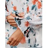 image:imageZESICA Womens Floral Print Long Sleeve Button Down Boho TopWhite