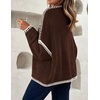 image:imageZESICA Womens Long Sleeve Cardigans Tie Front Bow SweatersCaramel