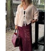 image:imageZESICA Womens Long Sleeve Cardigans Tie Front Bow SweatersOats