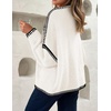 image:imageZESICA Womens Long Sleeve Cardigans Tie Front Bow SweatersWhite