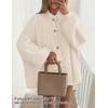 image:imageZESICA Womens Oversized Chunky Knit Cardigan Sweaters Fall FashionApricot