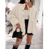 image:imageZESICA Womens Oversized Chunky Knit Cardigan Sweaters Fall FashionApricot