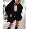 image:imageZESICA Womens Oversized Chunky Knit Cardigan Sweaters Fall FashionBlack