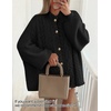 image:imageZESICA Womens Oversized Chunky Knit Cardigan Sweaters Fall FashionBlack