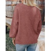 image:imageZESICA Womens Oversized Chunky Knit Cardigan Sweaters Fall FashionDustypink