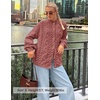 image:imageZESICA Womens Oversized Chunky Knit Cardigan Sweaters Fall FashionDustypink