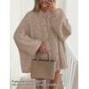 image:imageZESICA Womens Oversized Chunky Knit Cardigan Sweaters Fall FashionKhaki