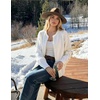 image:imageZESICA Womens Pearls Trim Open Front Cardigan SweaterWhite