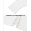 image:imageZESICA Womens Pearls Trim Open Front Cardigan SweaterWhite