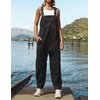 image:imageZESICA Womens Sleeveless Overalls Casual Adjustable Straps Pant JumpsuitsBlack