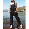 image:imageZESICA Womens Sleeveless Overalls Casual Adjustable Straps Pant JumpsuitsBlack