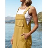 image:imageZESICA Womens Sleeveless Overalls Casual Adjustable Straps Pant JumpsuitsYellow