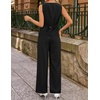 image:imageZESICA Womens Summer 2 Piece Suits Sets Work Office OutfitsBlack