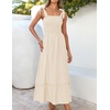 image:imageZESICA Womens Summer Boho Spaghetti Strap Maxi DressApricot
