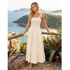 image:imageZESICA Womens Summer Boho Spaghetti Strap Maxi DressApricot