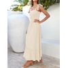 image:imageZESICA Womens Summer Boho Spaghetti Strap Maxi DressApricot
