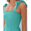image:imageZESICA Womens Summer Boho Spaghetti Strap Maxi DressAqua
