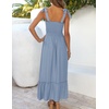 image:imageZESICA Womens Summer Boho Spaghetti Strap Maxi DressBlue