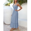 image:imageZESICA Womens Summer Boho Spaghetti Strap Maxi DressBlue