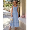 image:imageZESICA Womens Summer Boho Spaghetti Strap Maxi DressBlue