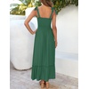 image:imageZESICA Womens Summer Boho Spaghetti Strap Maxi DressForestgreen