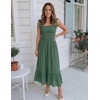image:imageZESICA Womens Summer Boho Spaghetti Strap Maxi DressForestgreen