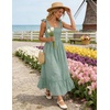 image:imageZESICA Womens Summer Boho Spaghetti Strap Maxi DressGreen
