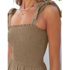 image:imageZESICA Womens Summer Boho Spaghetti Strap Maxi DressKhaki