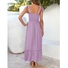 image:imageZESICA Womens Summer Boho Spaghetti Strap Maxi DressLavender