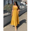 image:imageZESICA Womens Summer Boho Spaghetti Strap Maxi DressMustard