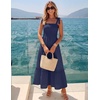 image:imageZESICA Womens Summer Boho Spaghetti Strap Maxi DressNavy