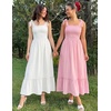 image:imageZESICA Womens Summer Boho Spaghetti Strap Maxi DressPink