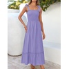 image:imageZESICA Womens Summer Boho Spaghetti Strap Maxi DressPurple