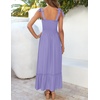 image:imageZESICA Womens Summer Boho Spaghetti Strap Maxi DressPurple