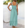 image:imageZESICA Womens Summer Boho Spaghetti Strap Maxi DressSage
